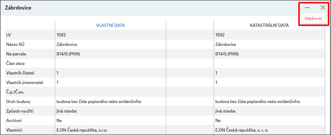 Zrušení párování